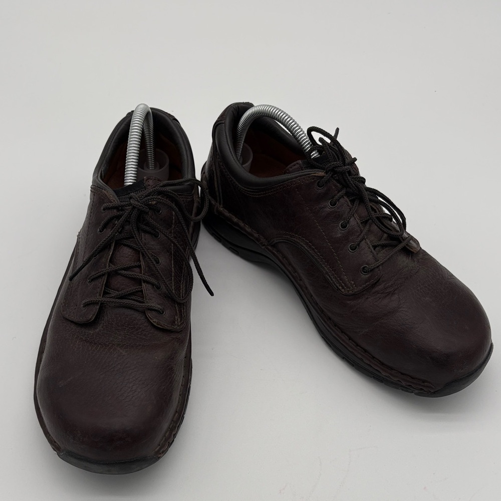 Red Wing Dark Brown Steel Toe Lace Up Oxford Work Shoes Men Size 8.5 BLEMISH